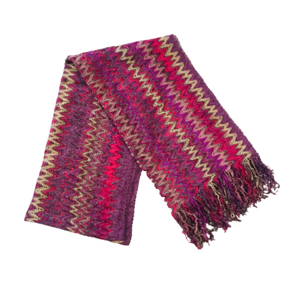 Missoni Scarf Zig Zag Knit – NEW